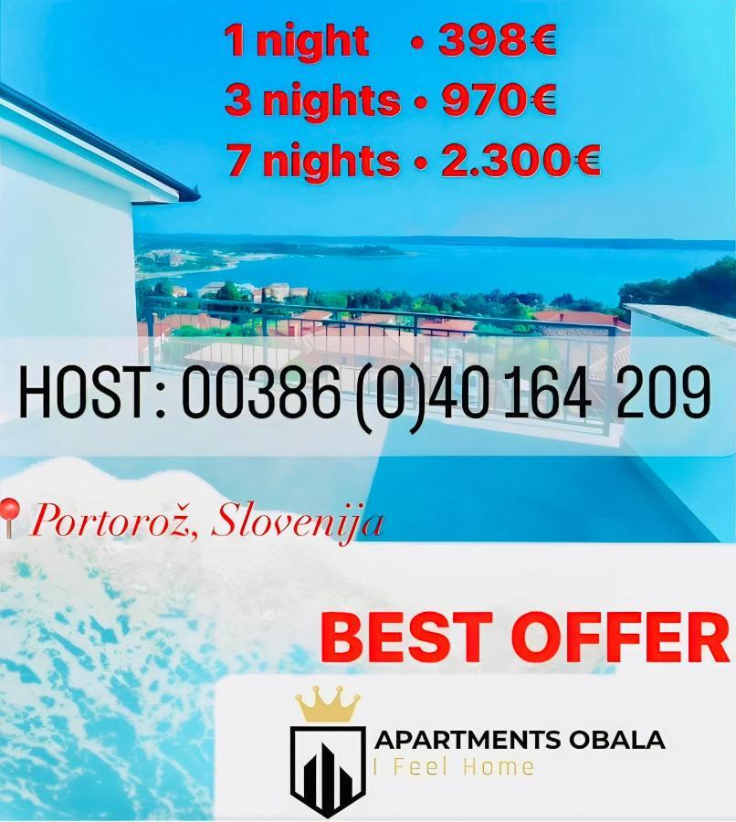 Apartma Portorož Eksteriør billede